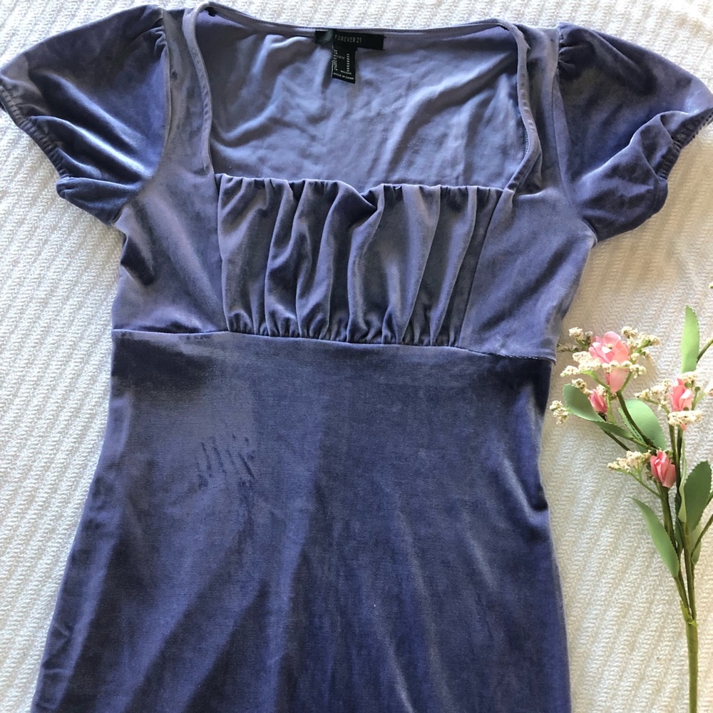 Purple Velvet MiniDress